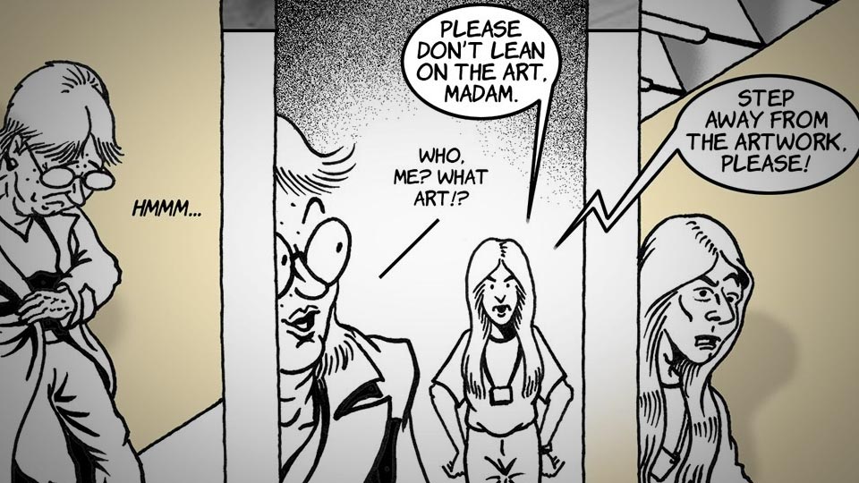 Comic art panel from The Bigger Picture