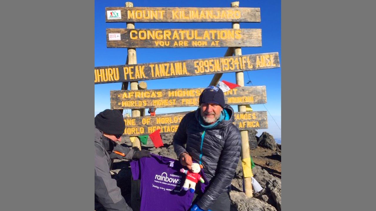 Barry Harper at Mount Kilimanjaro