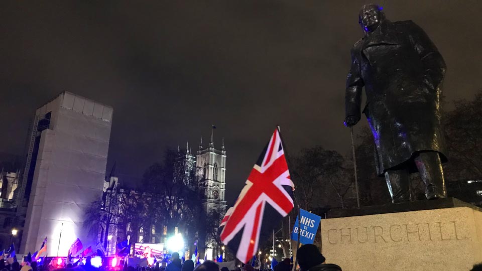 Brexit Campaign Parliament Square