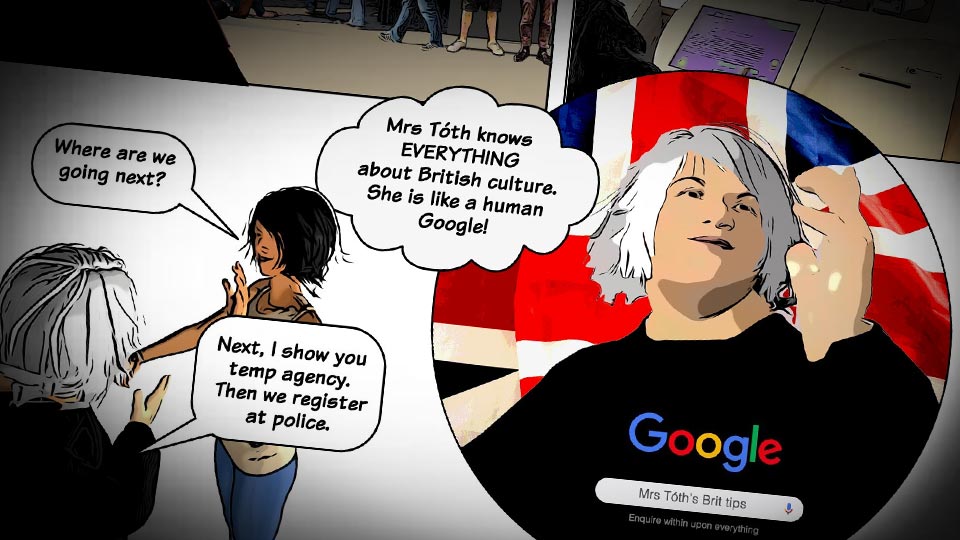 Mrs Toth, the human Google