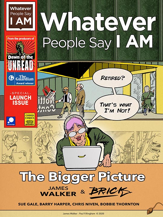 Retired? comic cover